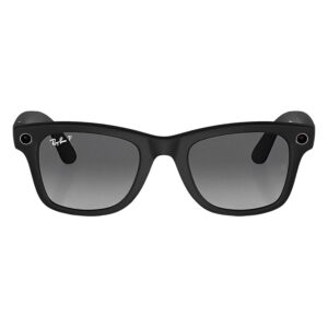 Anteojos De Sol Ray-ban Meta Wayfarer Rw4006 Wifi Meta Ia 32gb - Negro Y Grafite
