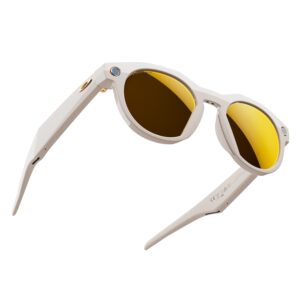 Lentes De Sol Oakley Meta HSTN Limited Edition WiFi Meta AI 32GB - Dorado Prizm - Imagen 4