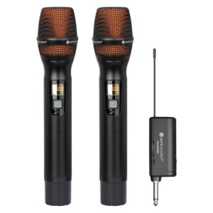 Micrófono Dinámico Pure Acoustics AI202 Wireless - Negro (2 Unidades)