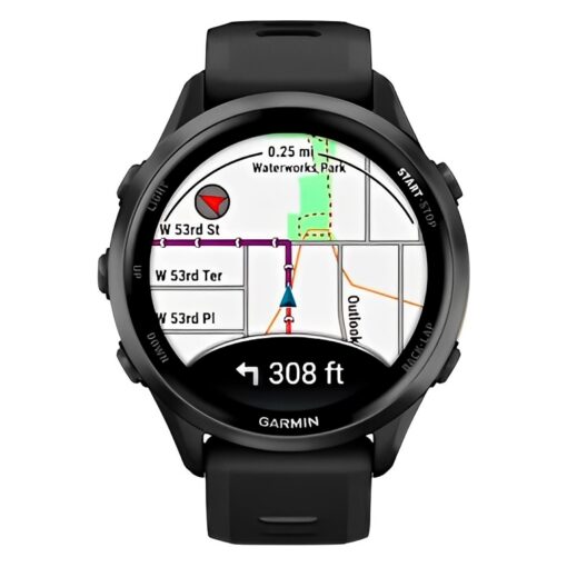 Alternative view of Smartwatch Garmin Forerunner 970 010-02969-00 Carbon Gray/titanium Black
