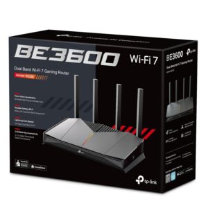 Tp-link Archer Ge230 Router Be3600 Dual Band Gamer Be3600 Wifi 7 - Imagen 4