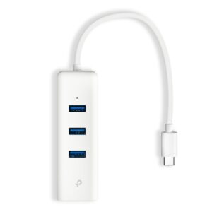 Adaptador Hub Tp-link Ue330c Ethernet Gigabit Usb 3.0 - Blanco