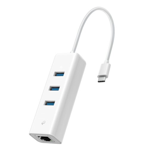 Alternative view of Adaptador Hub Tp-link Ue330c Ethernet Gigabit Usb 3.0 - Blanco