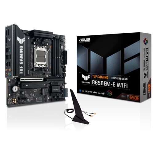 Placa Madre Asus TUF Gaming B650EM-E WiFi Socket AM5 Chipset AMD B650 DDR5 Micro ATX