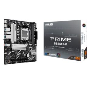 Placa Madre Asus Prime B850M-K Socket AM5 Chipset AMD B850 DDR5 Micro ATX