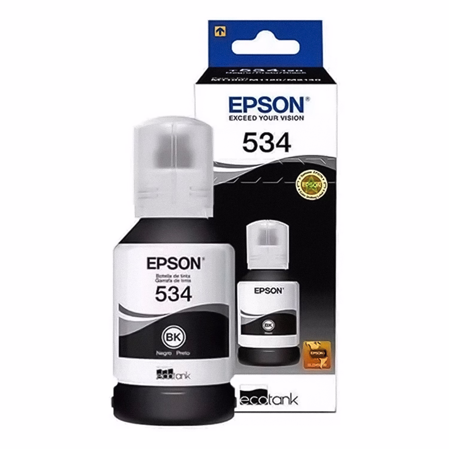 Refil Tinta Epson T534 120 Negro 120ml M1120