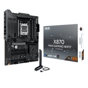 Placa Madre Asus X870 Max Gaming WiFi7 Socket AM5 Chipset AMD X870 DDR5 ATX