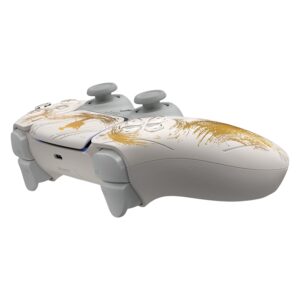 Control Sony Dualsense Ouro Ghost Of Yotei Edition Limited Para Ps5 Wireless - Blanco - Imagen 2