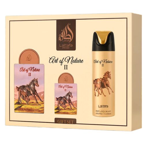 Perfume Lattafa Kit Art Of Nature Ii C/ 3 Pcs