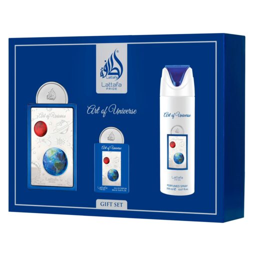Perfume Lattafa Kit Art Of Universe C/ 3 Pcs