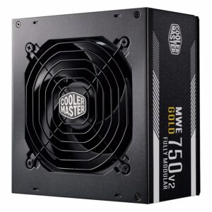 Fonte Cooler Master MWE V2 MPE-7501-AFAAG-3U2 ATX 750W 80 Plus Gold PFC Activo Full Modular - Negro - Imagen 2