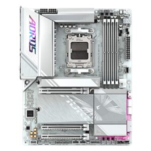 Placa Madre Gigabyte X870E Aorus Elite WiFi 7 Ice DDR5 Socket AM5 Chipset X870 ATX - Imagen 2