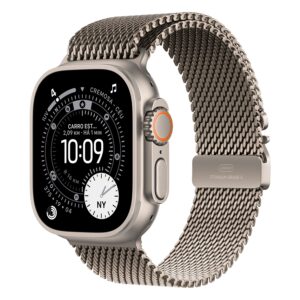 Apple Watch Ultra 3 Meww4zp/a Celular + Gps Caja Titanio 49mm - Estilo Milanés De Titanio (s)