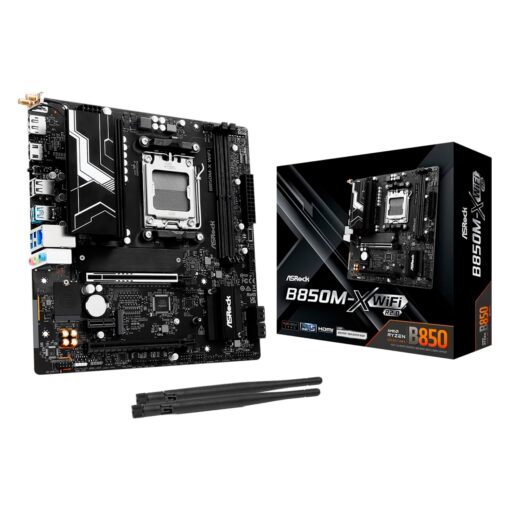 Placa Madre Asrock B850M-X WiFi R2.0 DDR5 Socket AM5 Chipset AMD B850 Micro ATX