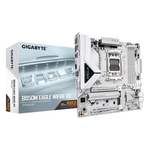 Placa Madre Gigabyte B850M Eagle WiFi6E ICE DDR5 Socket AM5 Chipset AMD B850 Micro ATX