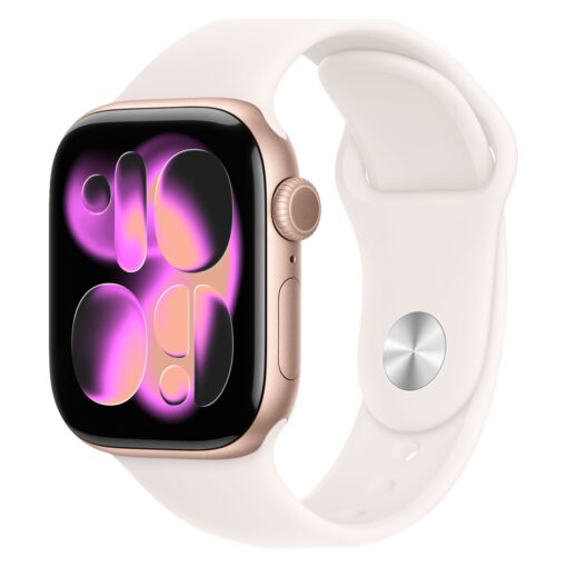 Apple Watch S11 Gps 46mm Mev74lw/a Aliminum Light Blush Rose Gold M/l