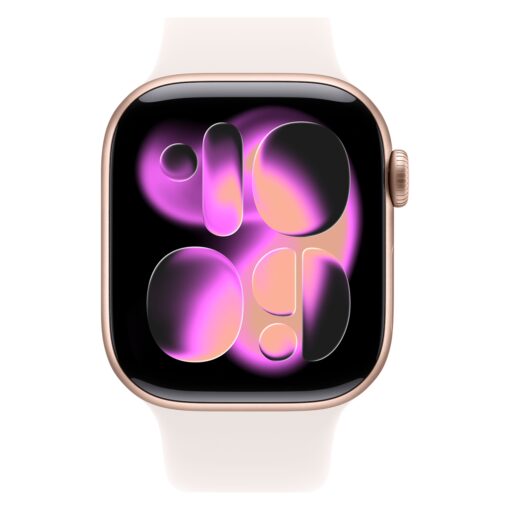 Alternative view of Apple Watch S11 Gps 46mm Mev74lw/a Aliminum Light Blush Rose Gold M/l