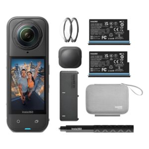 Camara De Acción Insta360 X5 Essentials Bundle CINSAAHA 72MP WiFi - Negro - Imagen 4