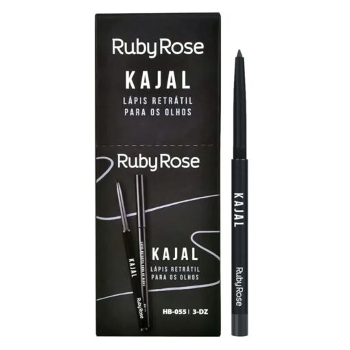 Cosmético Ruby Rose Hb 055 Lápiz Retráctil Kajal 36 Un
