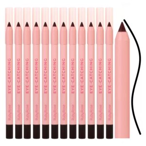 Cosmético Ruby Rose Hb E2400 Lápiz De Ojo Línea Rosa 12 Un