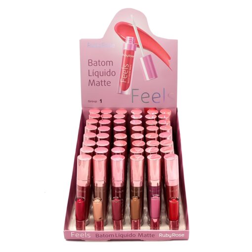 Cosmético Ruby Rose Hb 8226 Labial Liquid Feels G-7 48 Un