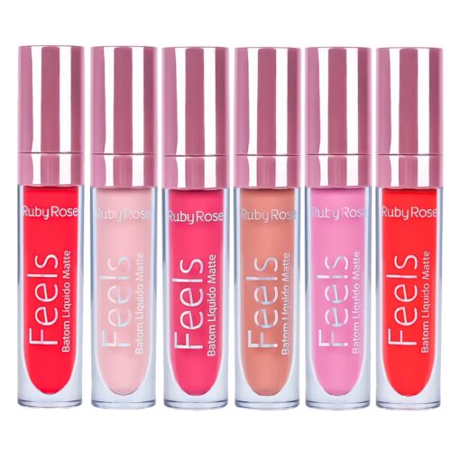 Alternative view of Cosmético Ruby Rose Hb 8226 Labial Liquid Feels G-7 48 Un