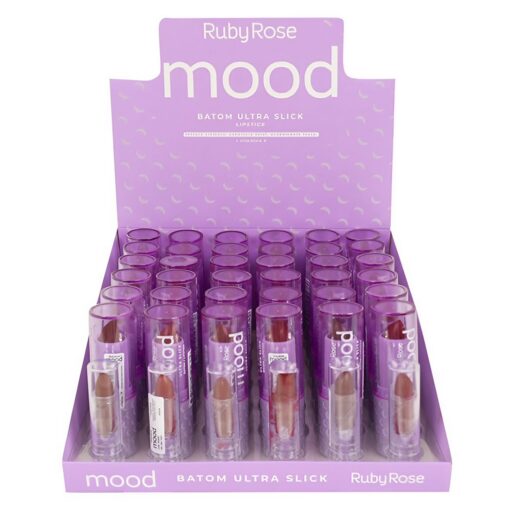 Cosmético Ruby Rose Hb 7001 Labial En Barra Slik Mood 36 Un