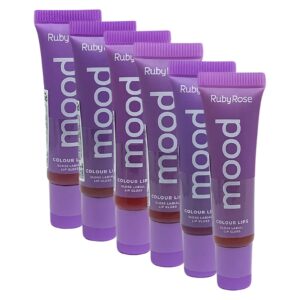 Cosmético Ruby Rose Hb 7201 Gloss Colour Lips Mood 36 Un - Imagen 2