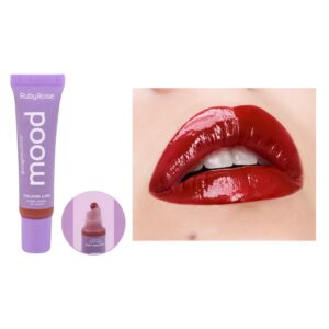 Cosmético Ruby Rose Hb 7201 Gloss Colour Lips Mood 36 Un - Imagen 4