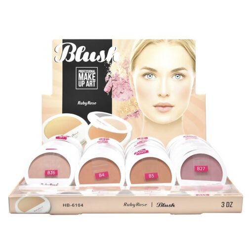 Cosmético Ruby Rose Hb 6104 Rubor 36 Un