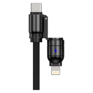 Cable G-tide Bullet Power Wc155-5 Usb/usb-c/lightning 1.5 Metros - Negro - Imagen 2