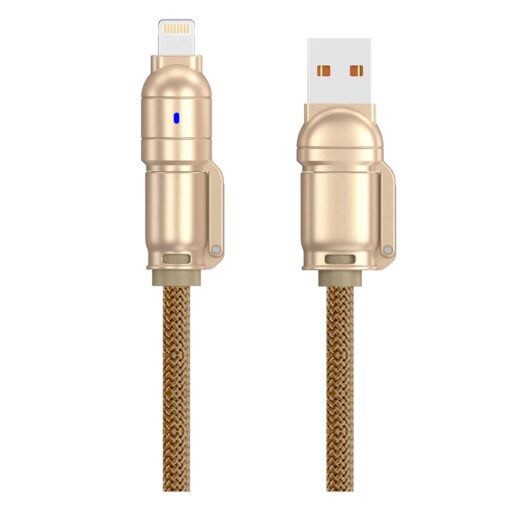 Alternative view of Cable G-tide Bullet Power Wc155-5 Usb/usb-c/lightning 1.5 Metros - Dorado
