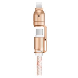 Cable G-tide Bullet Power Wc155-5 Usb/usb-c/lightning 1.5 Metros - Rosa - Imagen 2