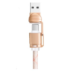 Cable G-tide Bullet Power Wc155-5 Usb/usb-c/lightning 1.5 Metros - Rosa - Imagen 3