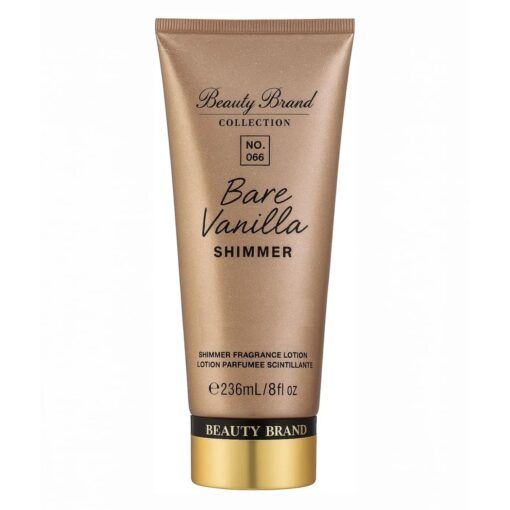 Body Lotion Beauty Brand 066 Bare Vanilla Shimmer Femenino 236ml