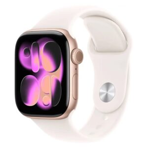 Apple Watch S11 Gps 42mm Meu44lw/a Aliminum Light Blush Rose Gold M/l