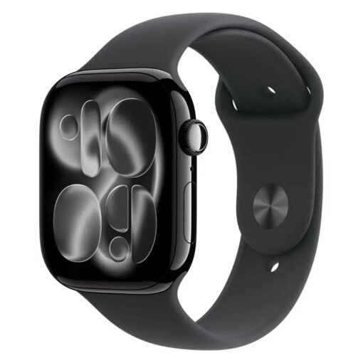 Apple Watch Series 11 Meuw4lw/a Caja Aluminio 46mm Negro Brillante - Deportivo Negro S/m