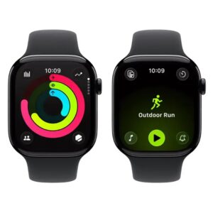 Apple Watch Series 11 Meuw4lw/a Caja Aluminio 46mm Negro Brillante - Deportivo Negro S/m - Imagen 3