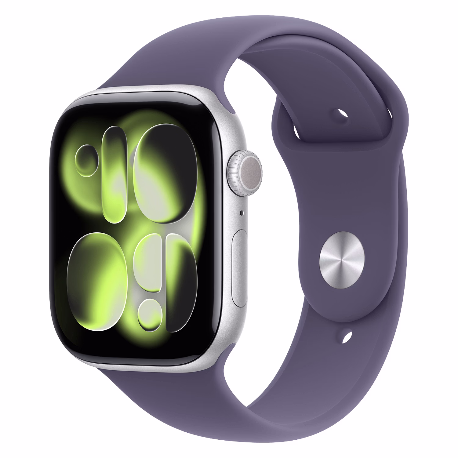 Apple Watch S11 Gps 42mm Meu64lw/a Aliminum Case Silver Purple Fog S/m