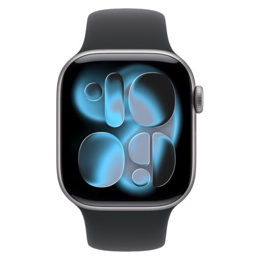 Alternative view of Apple Watch S11 Gps 46mm Mev44lw/a Aliminum Space Gray Black Sport M/l