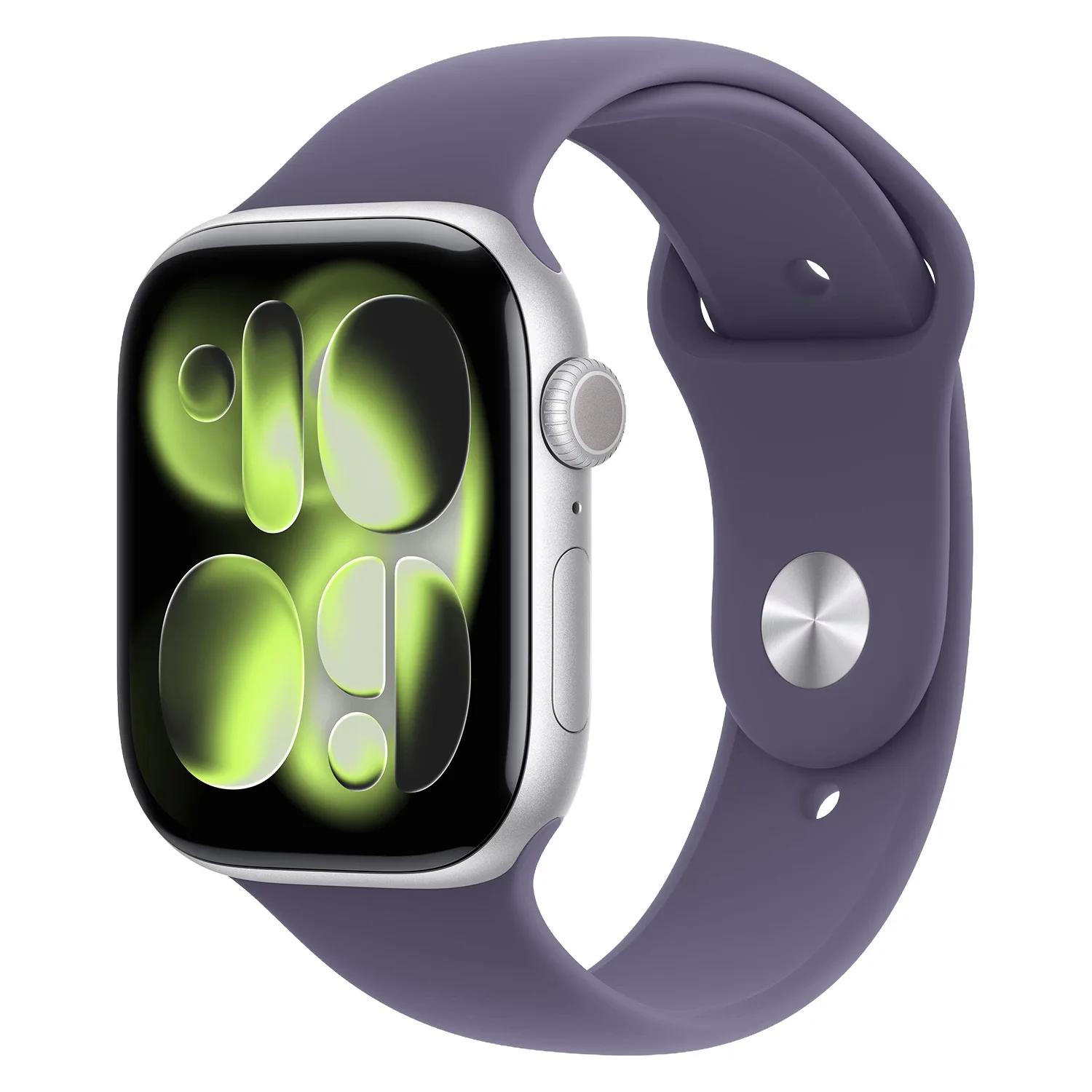 Apple Watch Series 11 Meva4lw/a Caja Aluminio 46mm Plata - Deportivo Negro M/l