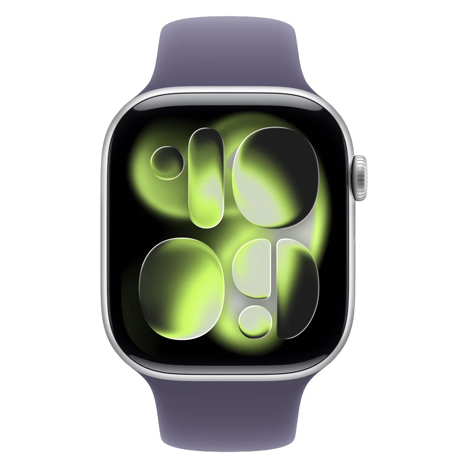 Apple Watch Series 11 Meva4lw/a Caja Aluminio 46mm Plata - Deportivo Negro M/l - Imagen 2