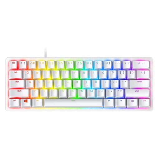 Teclado Gamer Razer Huntsman Mini Rz03-03393400-r3u1 Rgb Switch Red Layout 60% - Blanco