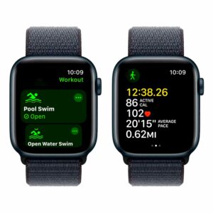 Apple Watch Se 2 2024 Mxea3hn/a Caja Aluminio 40mm Medianoche - Loop Deportivo Medianoche - Imagen 3