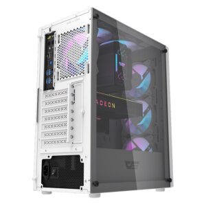 Gabinete Gamer Darkflash Dk350 Mid Tower - Blanco (4 Fans Argb) - Imagen 2