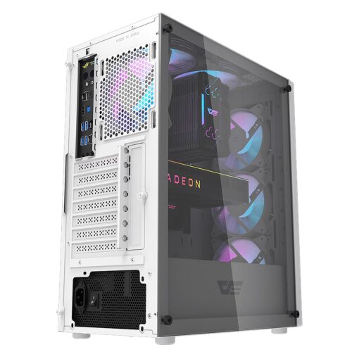 Alternative view of Gabinete Gamer Darkflash Dk350 Mid Tower - Blanco (4 Fans Argb)