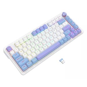 Teclado Redragon K673wbp Rgb Ucal Max White Blue Purple - Usa - Imagen 4
