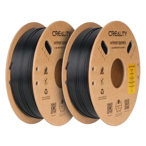 Filamento Creality Hyper-pla-cf 2kg 1.75mm Para Impresora 3d - Negro