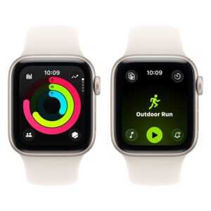 Apple Watch Se 3 2025 Meh34lw/a Caja Aluminio 40mm Starlight - Deportivo Starlight S/m - Imagen 3