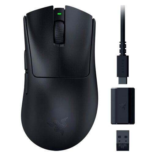 Mouse Gamer Razer DeathAdder V3 HyperSpeed RZ01-05140100-R3U1 26000 DPI Inalámbrico - Negro